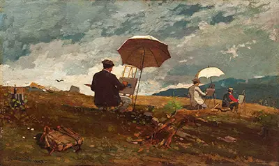 Artists Sketching in the White Mountains Winslow Homer